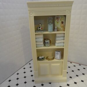 badkamer kast wit met accessoires