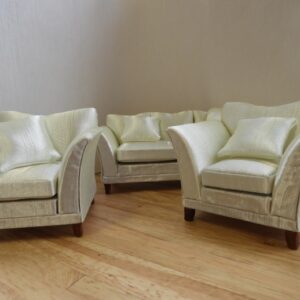 bankstel compleet - wit