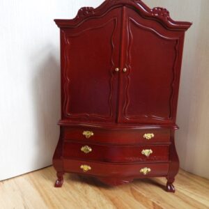 mahonie kabinet kast