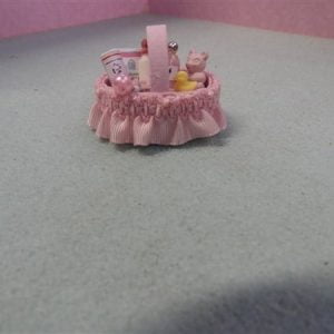 mandje baby spulletjes Rose